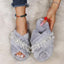 Cozy Faux Fur Slippers for Women - Plush Indoor Slides