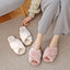 Cozy Faux Fur Slippers for Women - Plush Indoor Slides