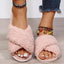 Cozy Faux Fur Slippers for Women - Plush Indoor Slides