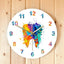 Water Color Tooth Painting Print Wall Clock Wall Clock for Living Room Wall Clock Medical Dental Clinic Wall Art Non Ticking Wall Watch Orthodontist Dentist Gift Clinic Wall Art Non Ticking Wall Watch Orthodontist Dentist - Korvel