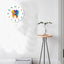 Water Color Tooth Painting Print Wall Clock Wall Clock for Living Room Wall Clock Medical Dental Clinic Wall Art Non Ticking Wall Watch Orthodontist Dentist Gift Clinic Wall Art Non Ticking Wall Watch Orthodontist Dentist - Korvel