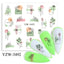 Elegantes Stickers de Uñas 3D con Decal de Agua