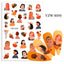 Elegantes Stickers de Uñas 3D con Decal de Agua