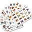 Elegantes Stickers de Uñas 3D con Decal de Agua