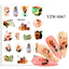 Elegantes Stickers de Uñas 3D con Decal de Agua