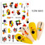Elegantes Stickers de Uñas 3D con Decal de Agua