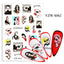 Elegantes Stickers de Uñas 3D con Decal de Agua