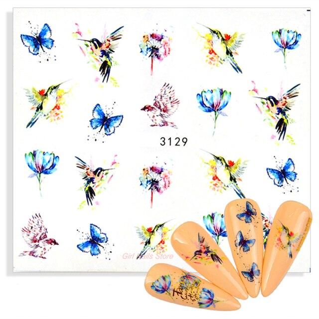 Autocollants d'Art des Ongles en Relief 3D - Décalcomanies d'Ongles Premium
