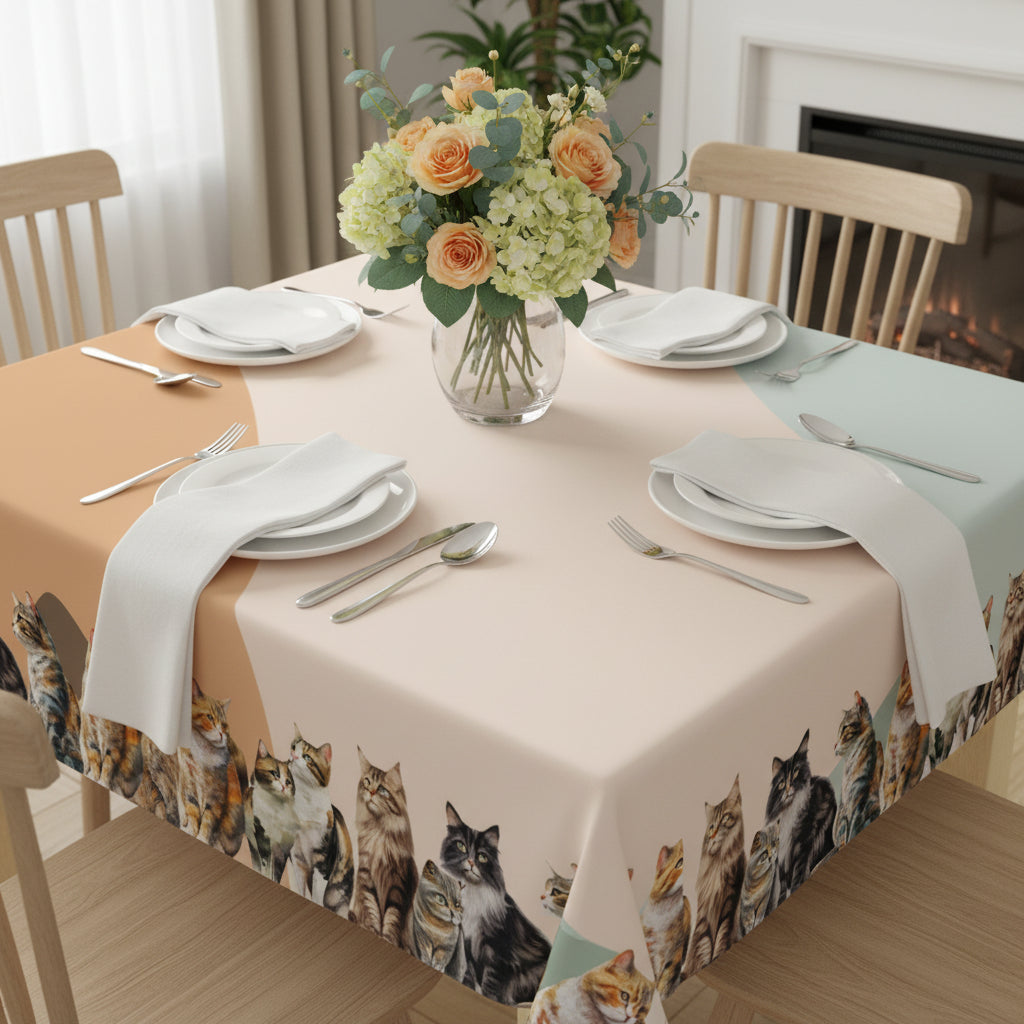 Mantel de Gato Acuarela