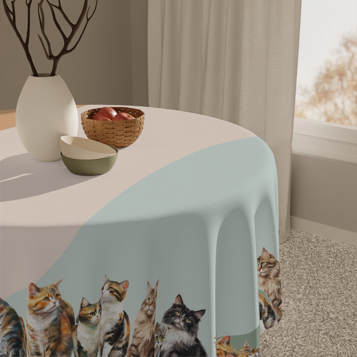 Mantel de Gato Acuarela