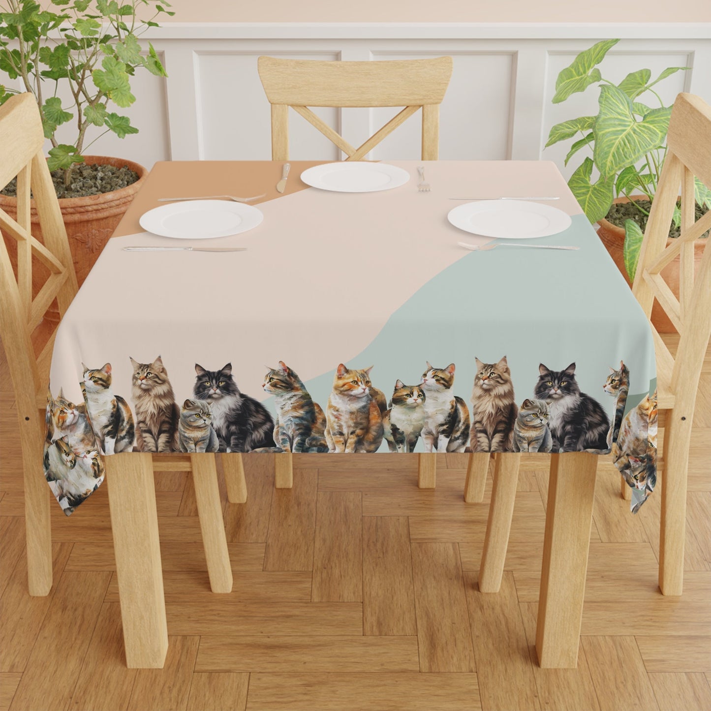 Mantel de Gato Acuarela