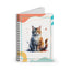 Cahier à spirale Chat Aquarelle pour Étudiants ou Amateurs de Chats
