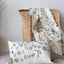 Coussin lombaire surdimensionné en laine mérinos Waterlily