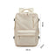 Mochila para portátil de cuero vintage impermeable de 18 pulgadas