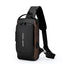 Waterproof Anti Theft Designer Password Lock Bag Usb Crossbody Sling Bags For Men Chest Bags - Korvel