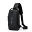 Waterproof Anti Theft Designer Password Lock Bag Usb Crossbody Sling Bags For Men Chest Bags - Korvel