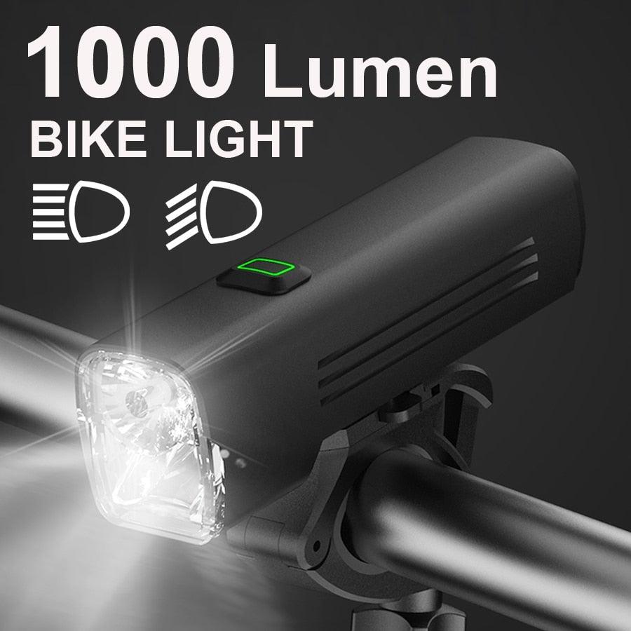 Juego de luces para bicicleta recargables por USB y a prueba de agua
