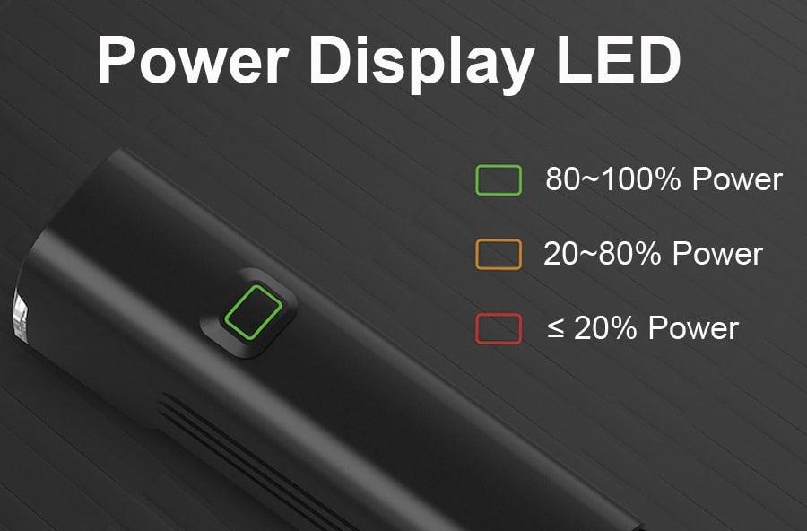 Juego de luces para bicicleta recargables por USB y a prueba de agua