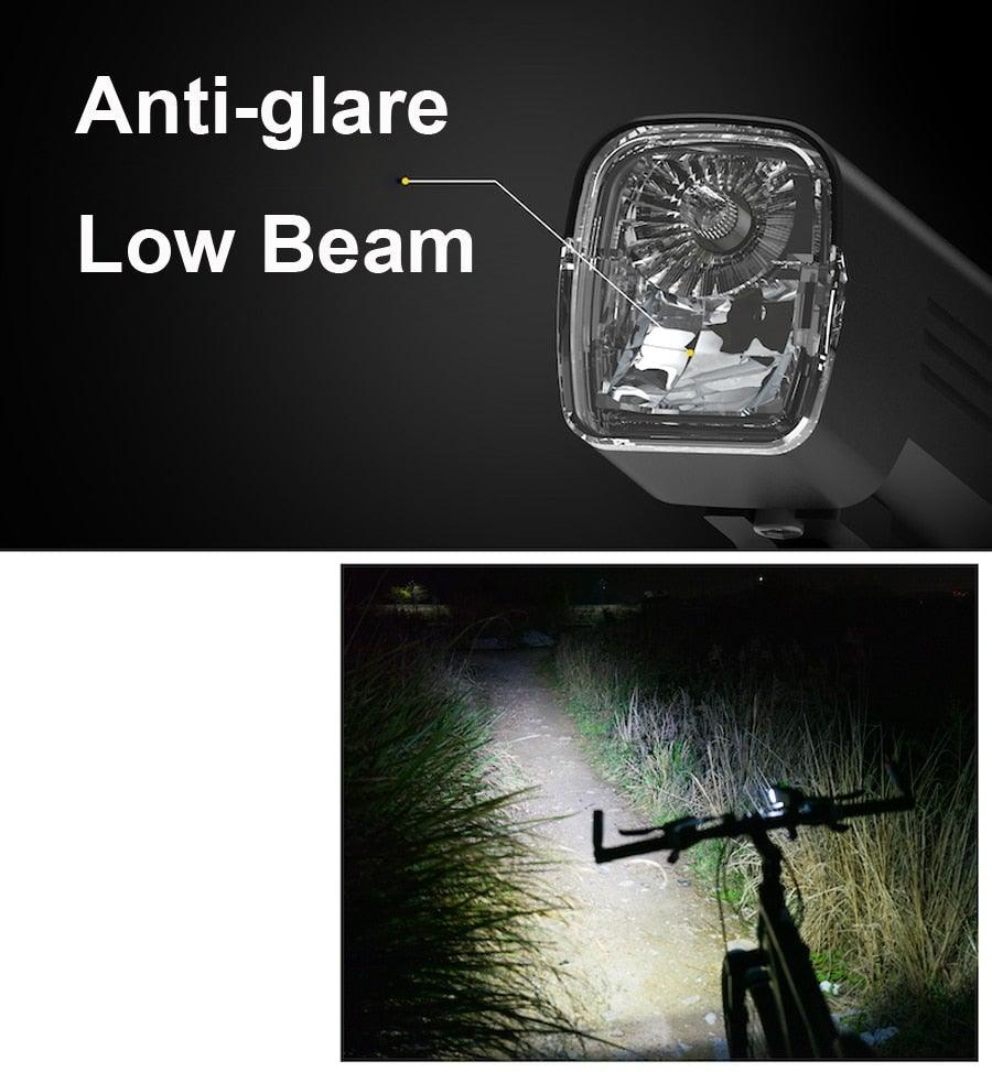 Juego de luces para bicicleta recargables por USB y a prueba de agua
