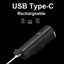 Juego de luces para bicicleta recargables por USB y a prueba de agua