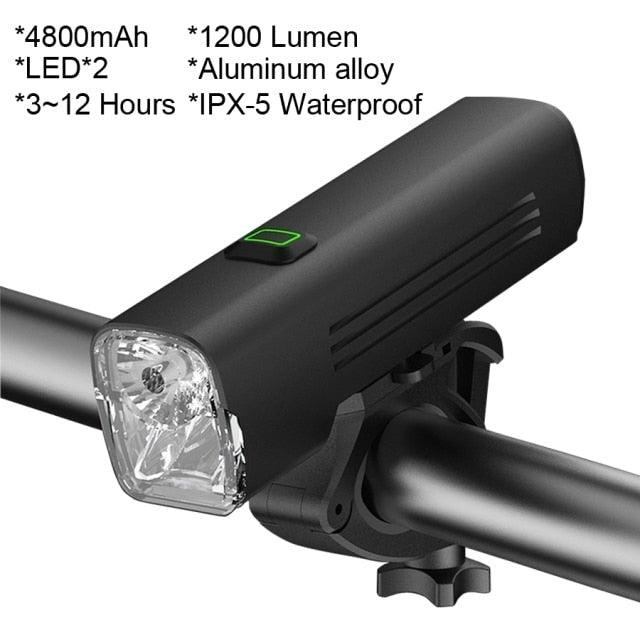 Juego de luces para bicicleta recargables por USB y a prueba de agua