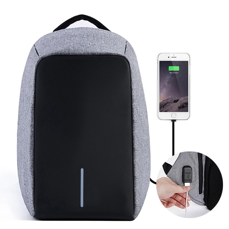 Waterproof Laptop Backpack Men 15inch Multifunction Anti theft Backpack USB Charging Male Travel School Backpacks - Korvel