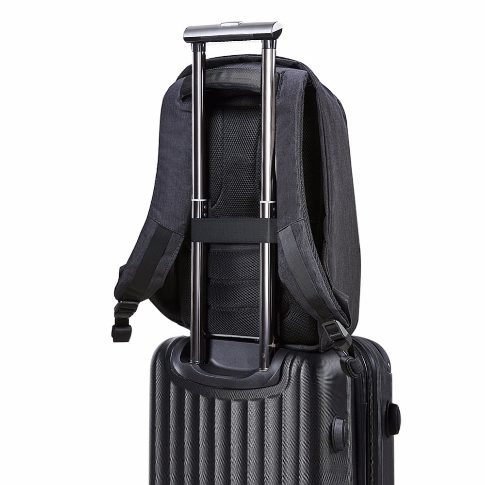 Waterproof Laptop Backpack Men 15inch Multifunction Anti theft Backpack USB Charging Male Travel School Backpacks - Korvel
