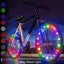 Vibrant Waterproof LED Bike Wheel Lights - Enhance Safety & Style for Night Rides - Korvel