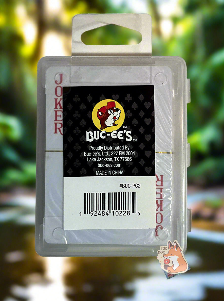 Cartas de Juego Impermeables de Buc-ee's