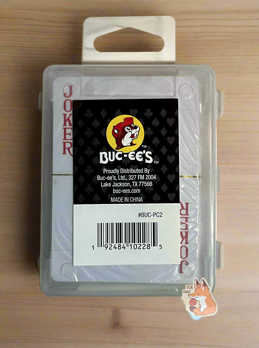 Cartas de Juego Impermeables de Buc-ee's