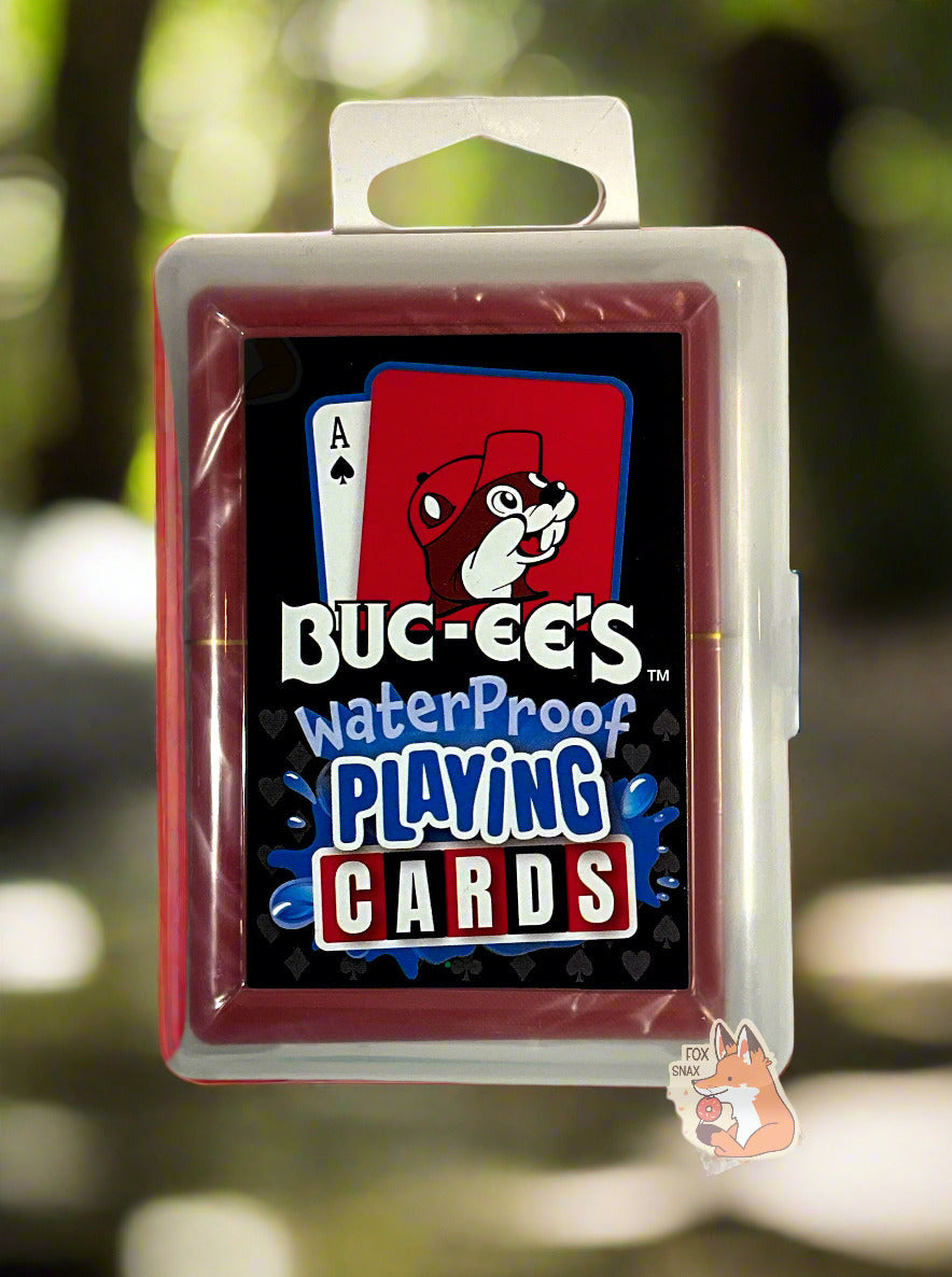 Cartas de Juego Impermeables de Buc-ee's
