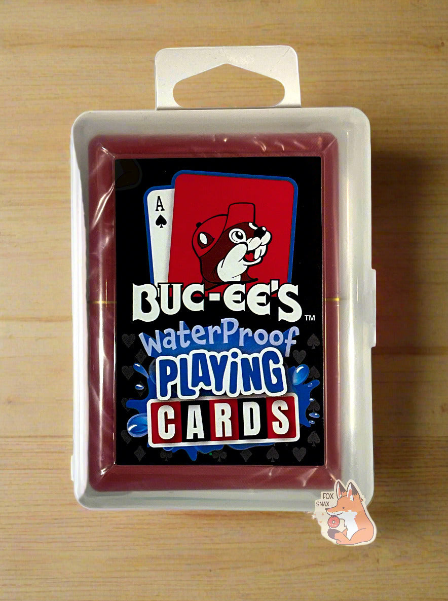 Cartas de Juego Impermeables de Buc-ee's
