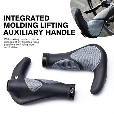 Ergonomic Waterproof Bicycle Handlebar Grips - Anti-Slip Design