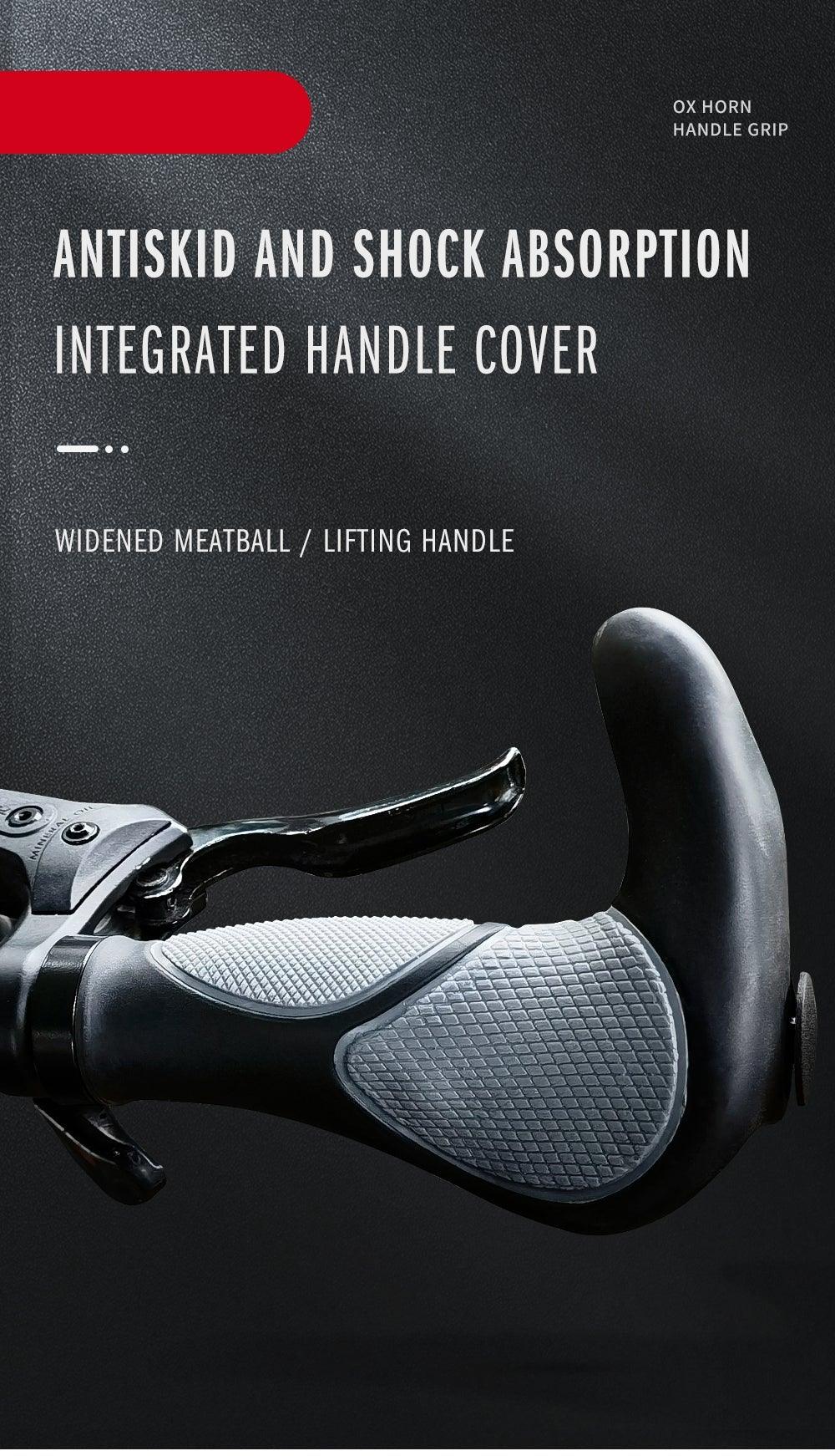 Poignées de Guidon de Vélo Étanches Ergonomiques - Design Antidérapant
