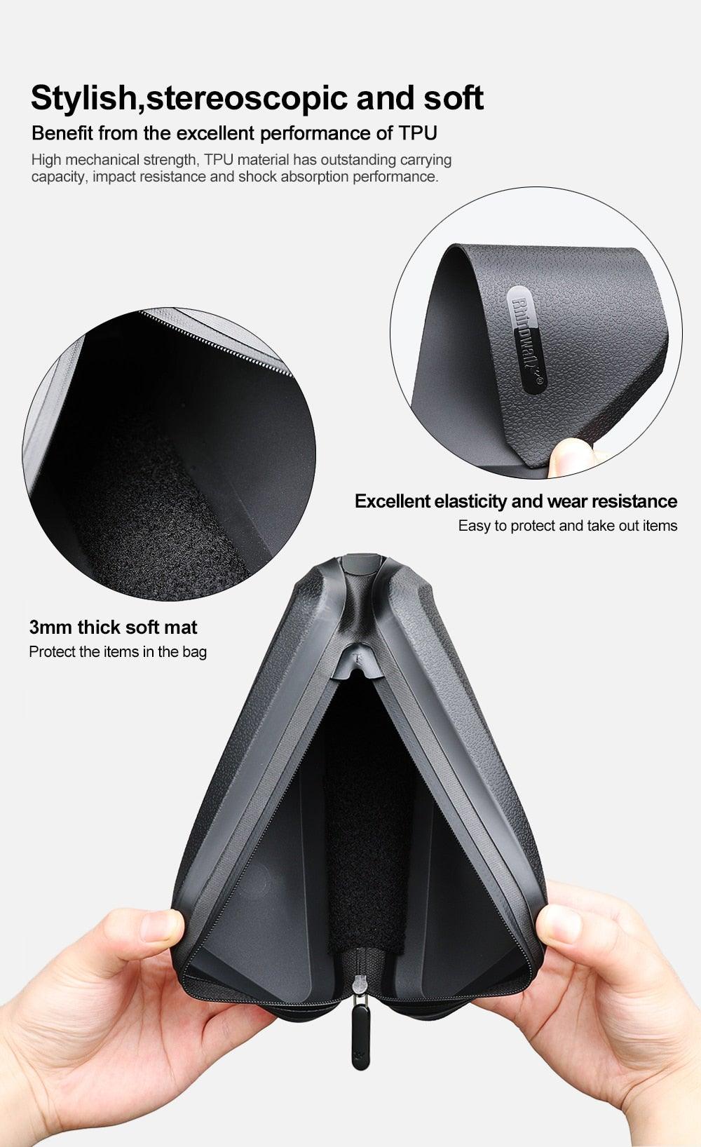 Bolsa de Bicicleta Impermeable de Tubo Superior Premium para Ciclistas