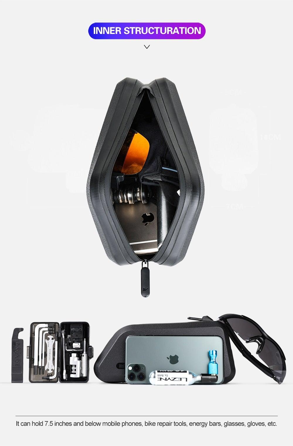Bolsa de Bicicleta Impermeable de Tubo Superior Premium para Ciclistas