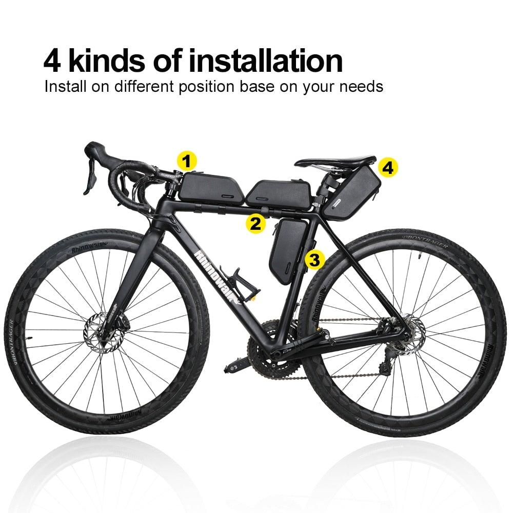 Bolsa de Bicicleta Impermeable de Tubo Superior Premium para Ciclistas