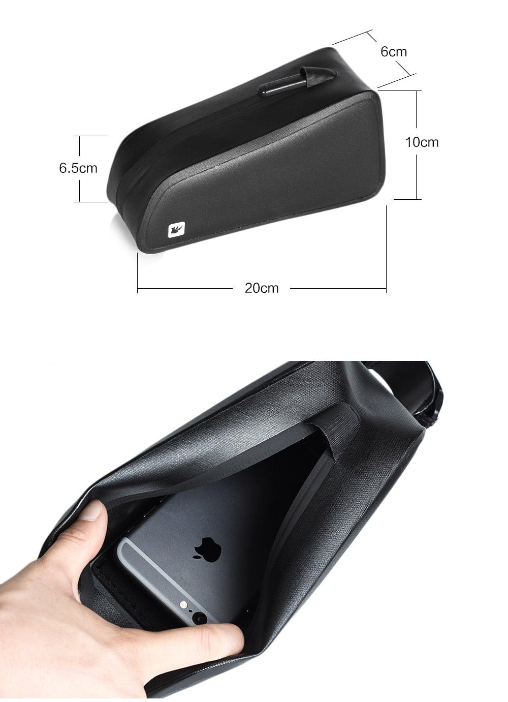 Bolsa de Bicicleta Impermeable de Tubo Superior Premium para Ciclistas