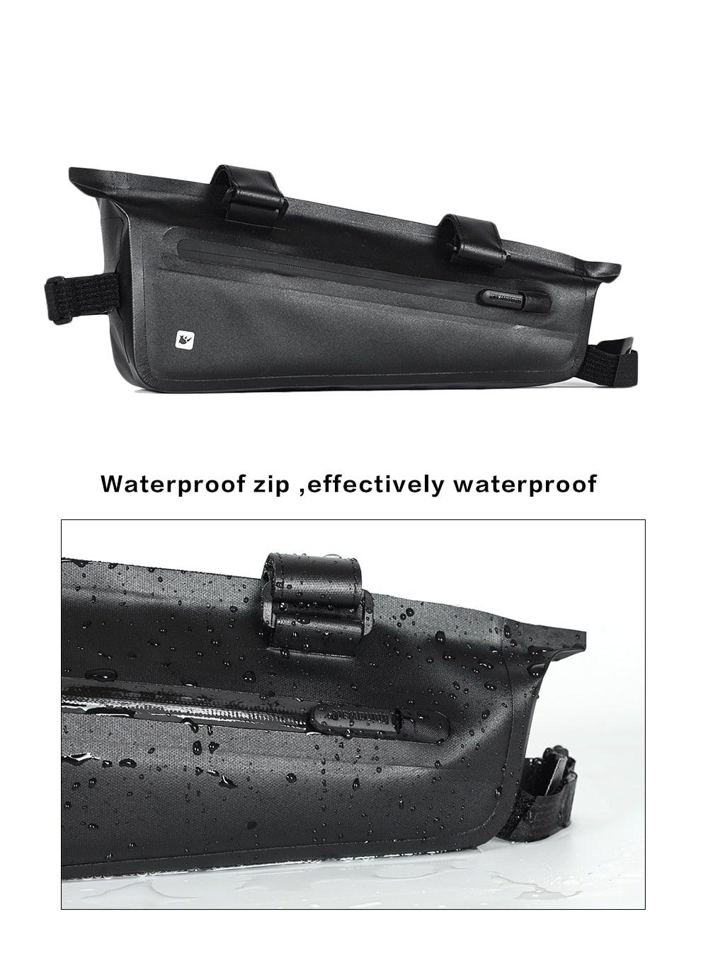 Bolsa de Bicicleta Impermeable de Tubo Superior Premium para Ciclistas