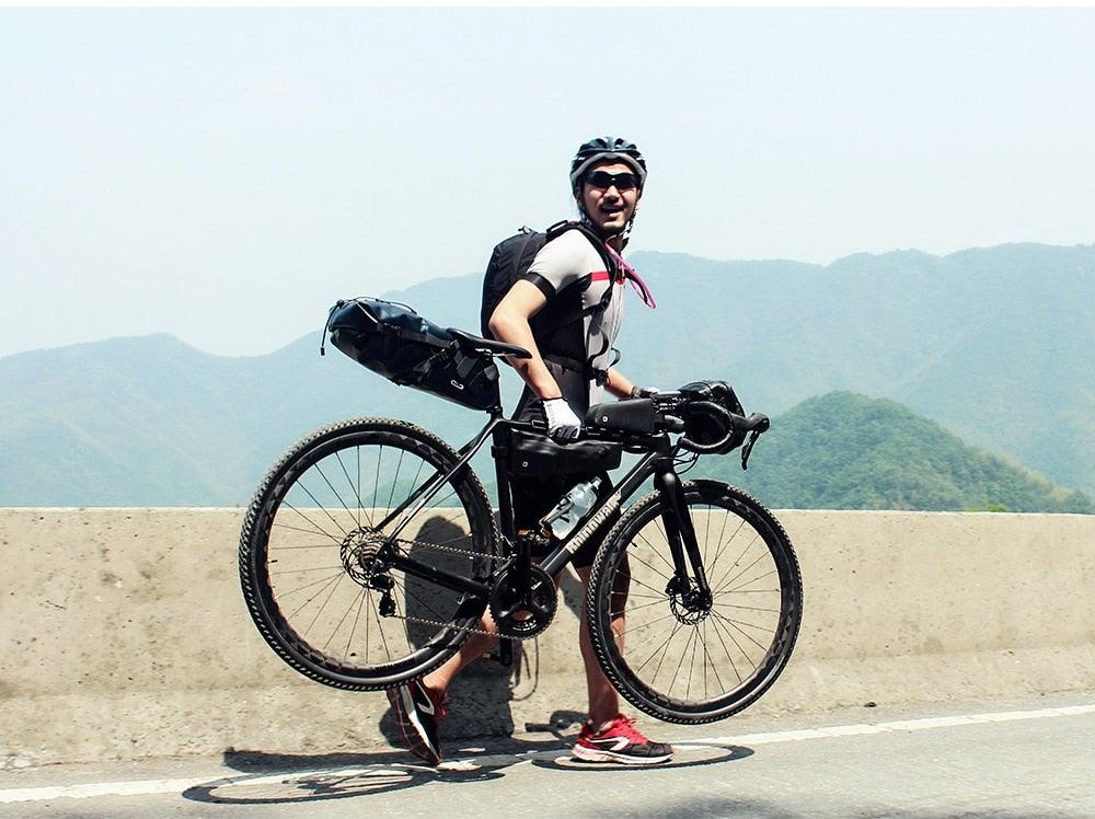Bolsa de Bicicleta Impermeable de Tubo Superior Premium para Ciclistas