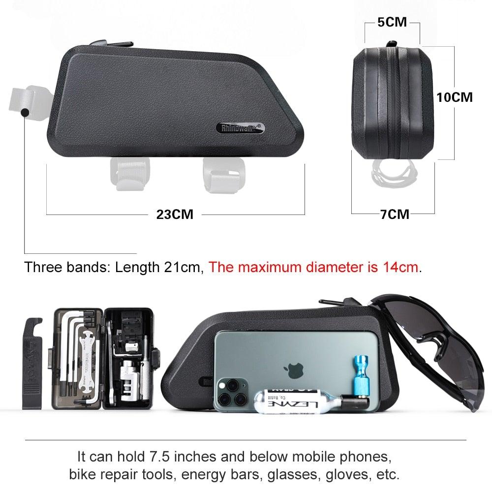 Bolsa de Bicicleta Impermeable de Tubo Superior Premium para Ciclistas