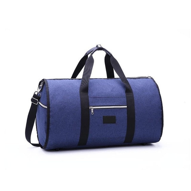 Waterproof Travel Bag Mens Garment Bags Women Travel Shoulder Bag 2 In 1 Large Luggage Duffel Totes Carry On Leisure Hand Bag - Korvel