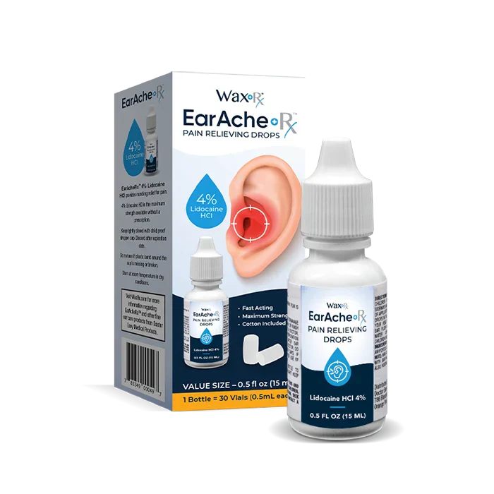 Gouttes de soulagement des douleurs auriculaires WaxRx