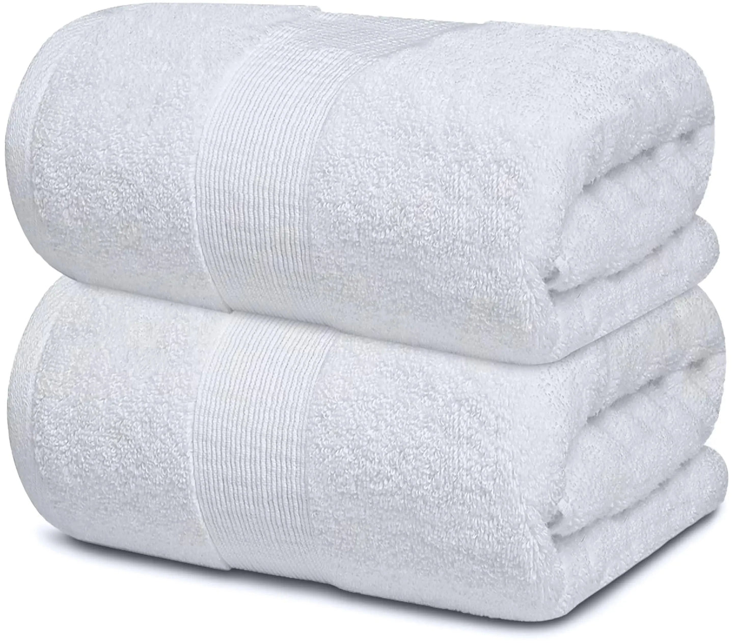 Resort Collection Soft Bath Sheets Towels Set of 2 - Oversize 35x70 in