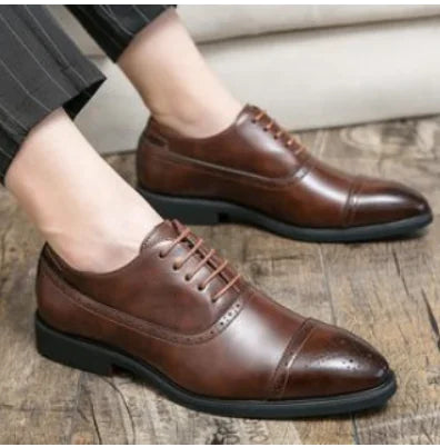 Chaussures en cuir pointues pour un style élégant