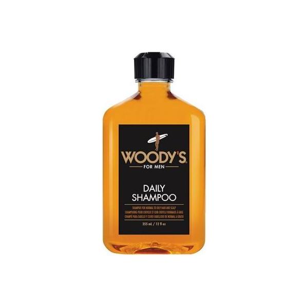 Shampoing quotidien Woody's pour hommes pour cheveux normaux à gras - 12 fl oz