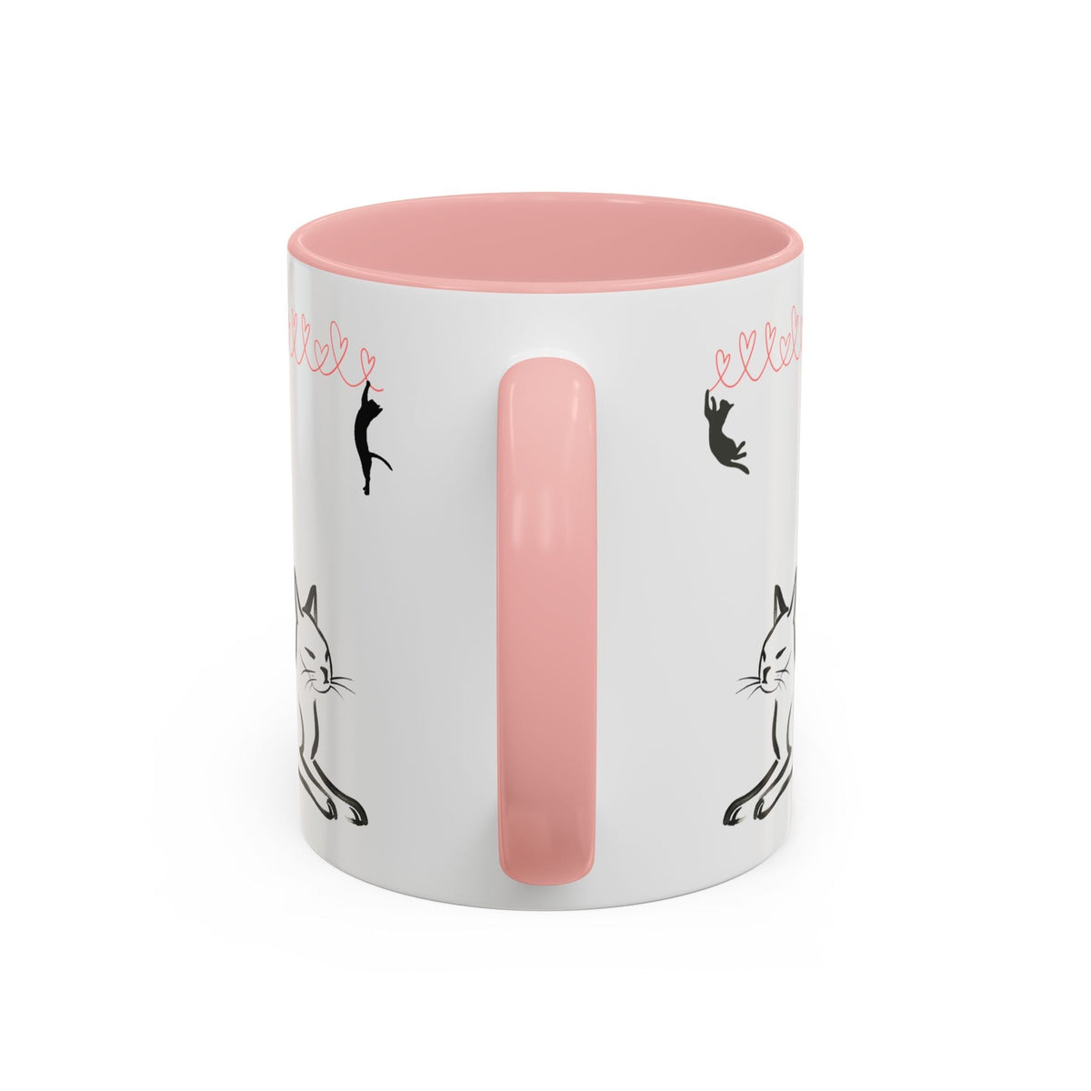 We Meet in the Middle Cat Wraparound Coffee Mug