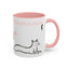 We Meet in the Middle Cat Wraparound Coffee Mug