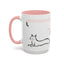 We Meet in the Middle Cat Wraparound Coffee Mug