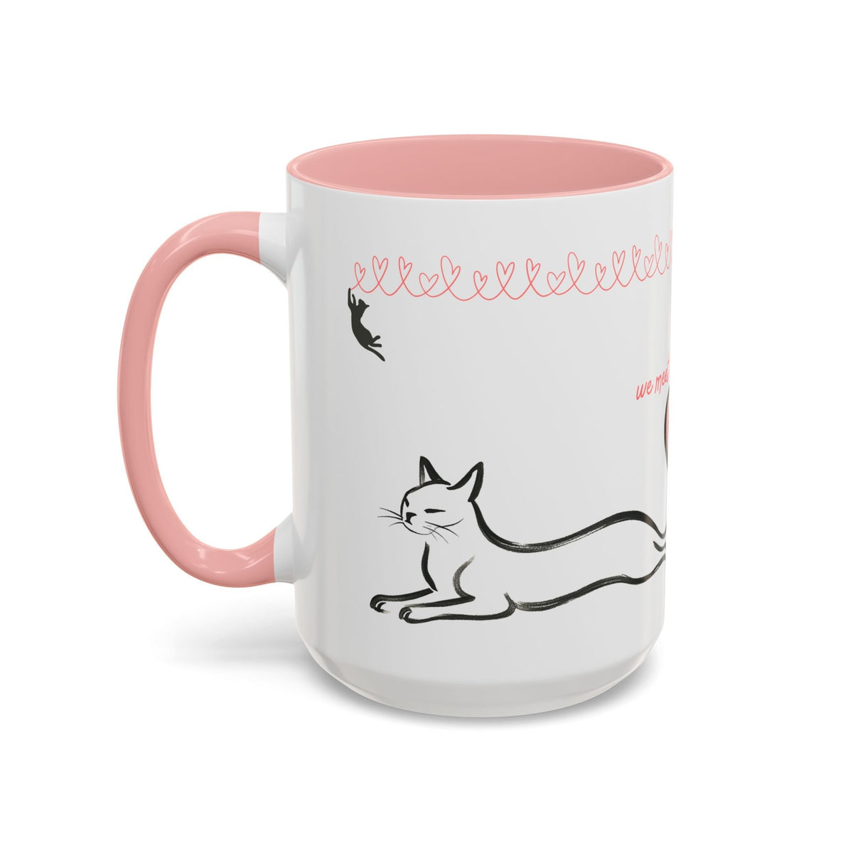We Meet in the Middle Cat Wraparound Coffee Mug